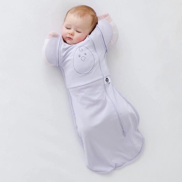 Nested Bean Baby Girl Zen One Classic sleeper In lavender/Lilac Size 0-3 Months - Picture 2 of 7